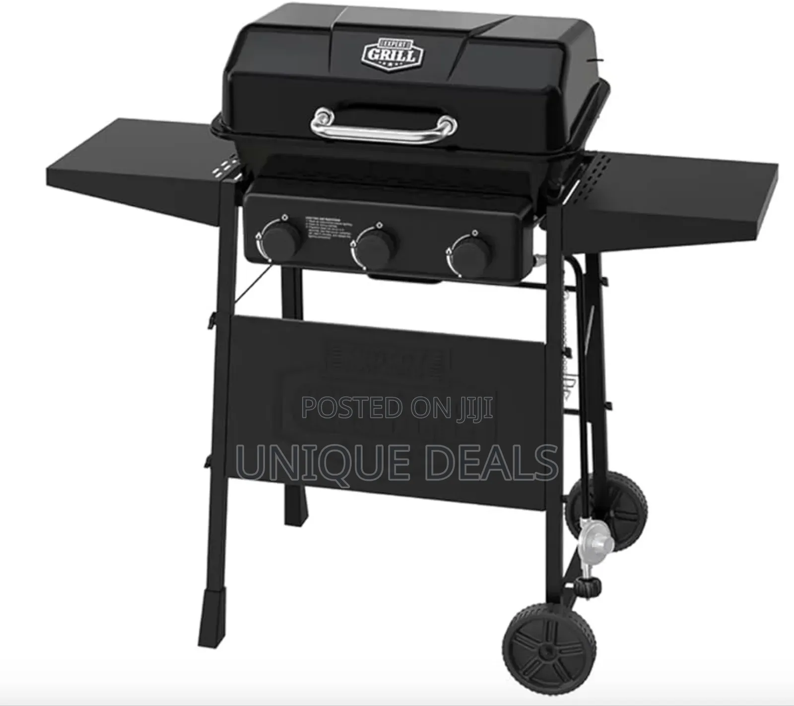 Expert Grill 3 Burner Propane Gas Grill, Black