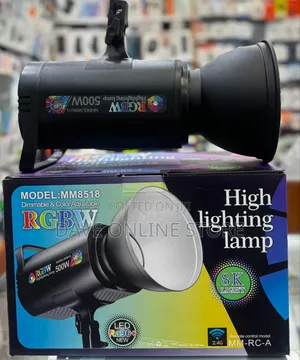 RGB Studio Strobe Light Cob Mm8518 500w RGBW Video Photo Studio Light