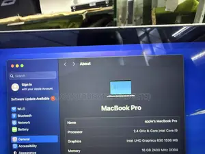 Laptop Apple MacBook Pro 2019 16GB Intel Core i9 SSD 512GB