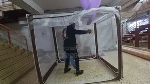 Brown Lining Zipbox Net