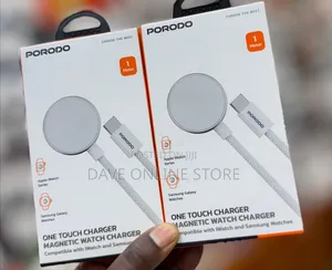 Porodo One Touch Magnetic Watch Charger