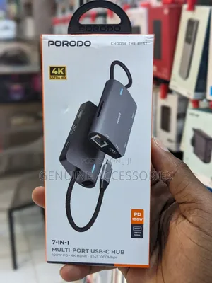 Porodo 7-in-1 Multi-Port Usb-C Hub