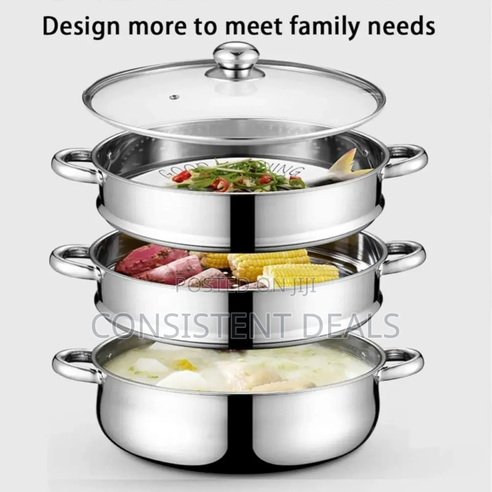 Stainless Steel Steamer Induction Cooker Cookware