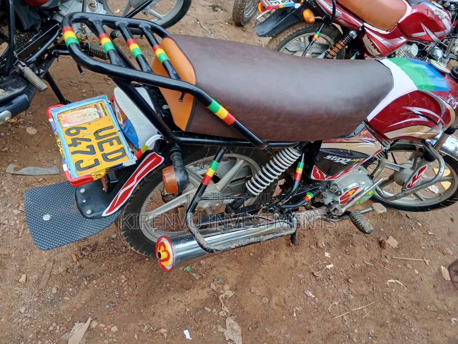TVS XL 100 2016 Red