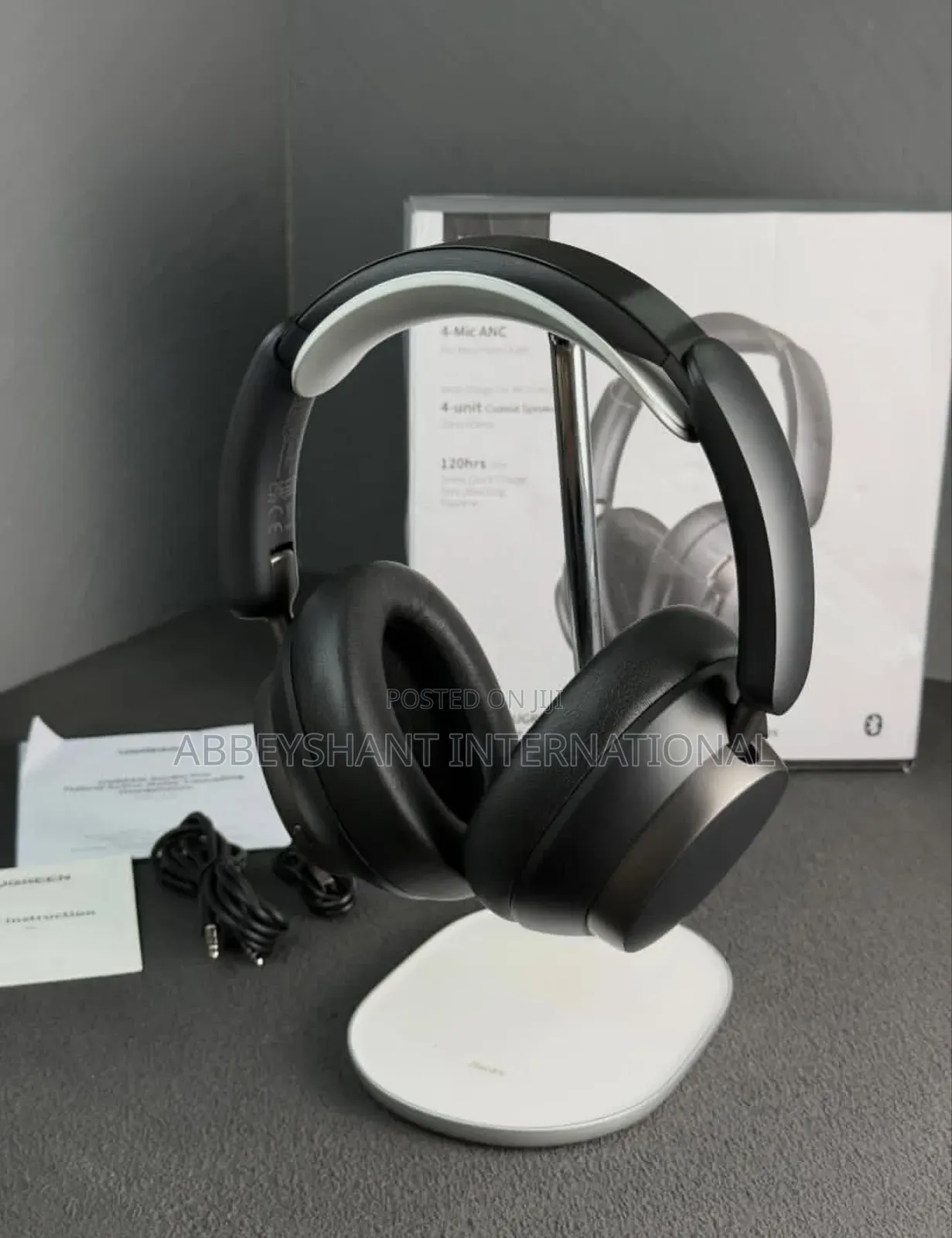 Studio Pro Hybrid Active Noise-Cancelling Headphones (Model Hp206).