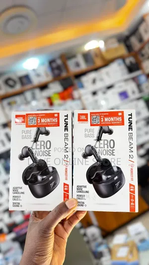JBL Tune Beam 2 - True Wireless Noise Cancelling Inner Ear Earbuds -