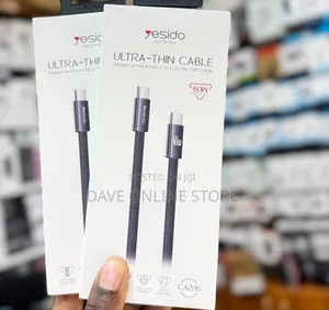 Yesido Ultra Thin Cable C to C 60w Max Output Cable