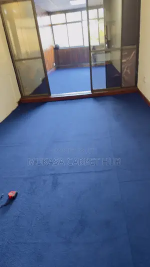 High-Quality Blue Woolen Carpet – Perfect for Living Room Office