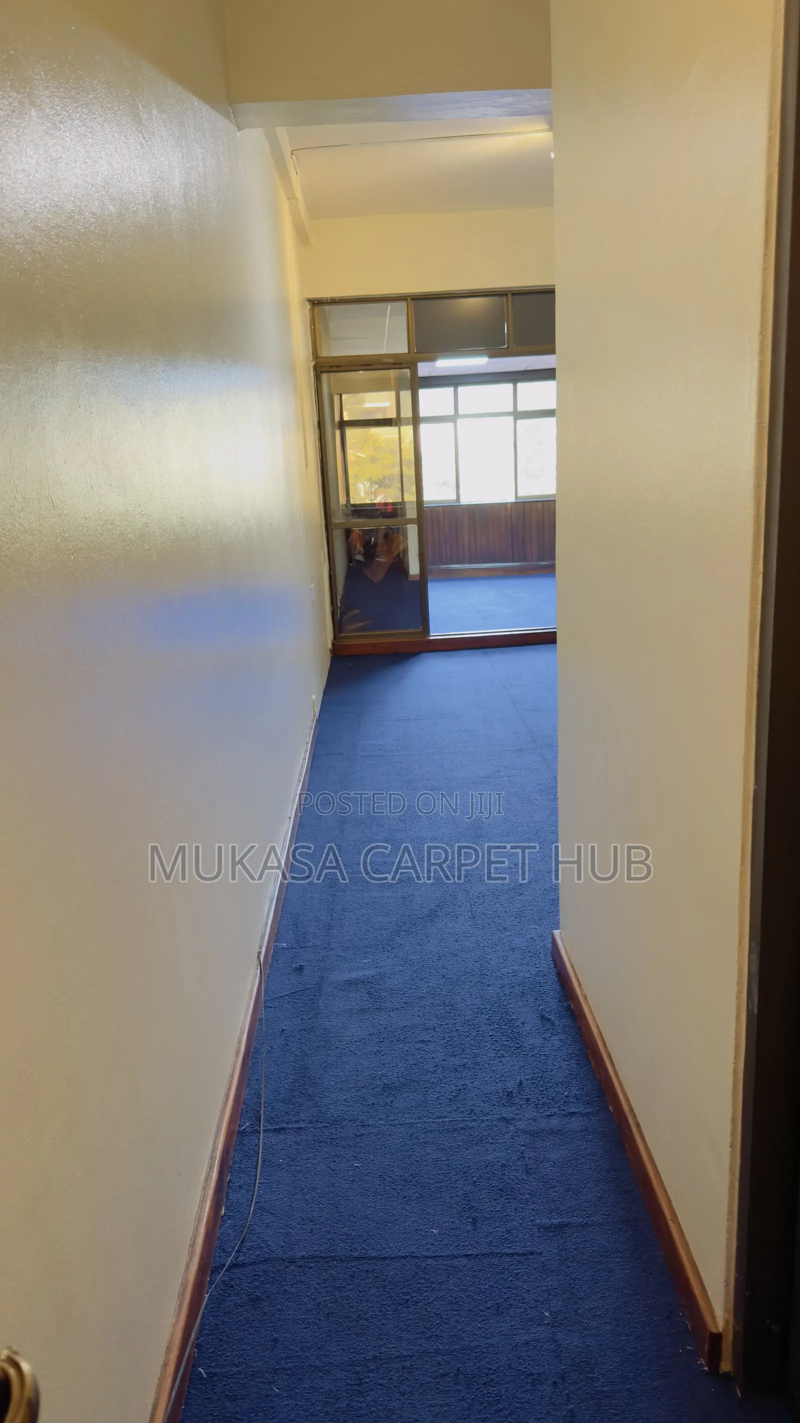 Durable Blue Woolen Carpet – Affordable Quality Flooring in Kampala