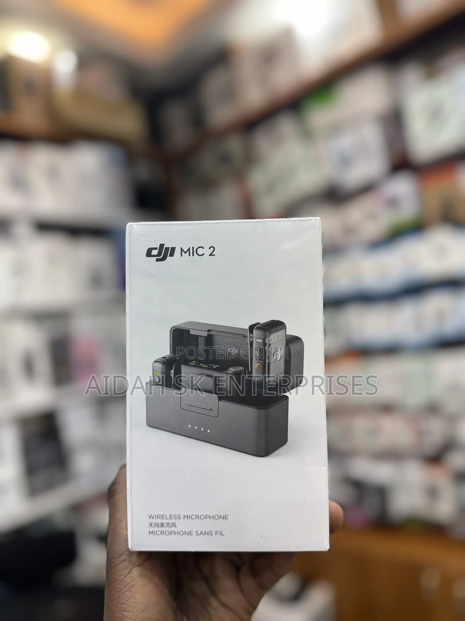 Dji Mic 2 Digital Wireless Dual Microphone Kit With Charging Case
