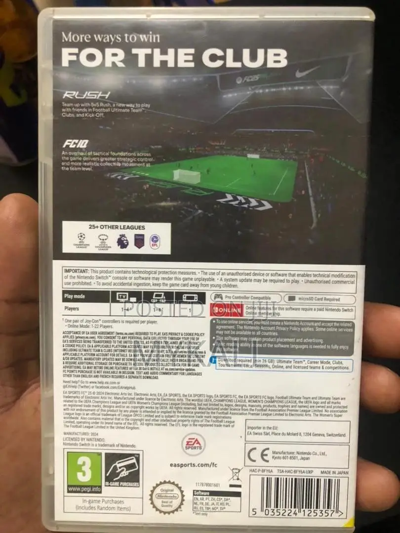 Nintendo Switch Fc25 Used
