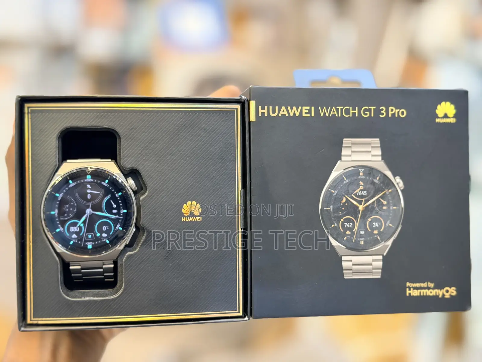 Huawei Watch Gt3 Pro Titanium Case Titanium Strap With Original Box