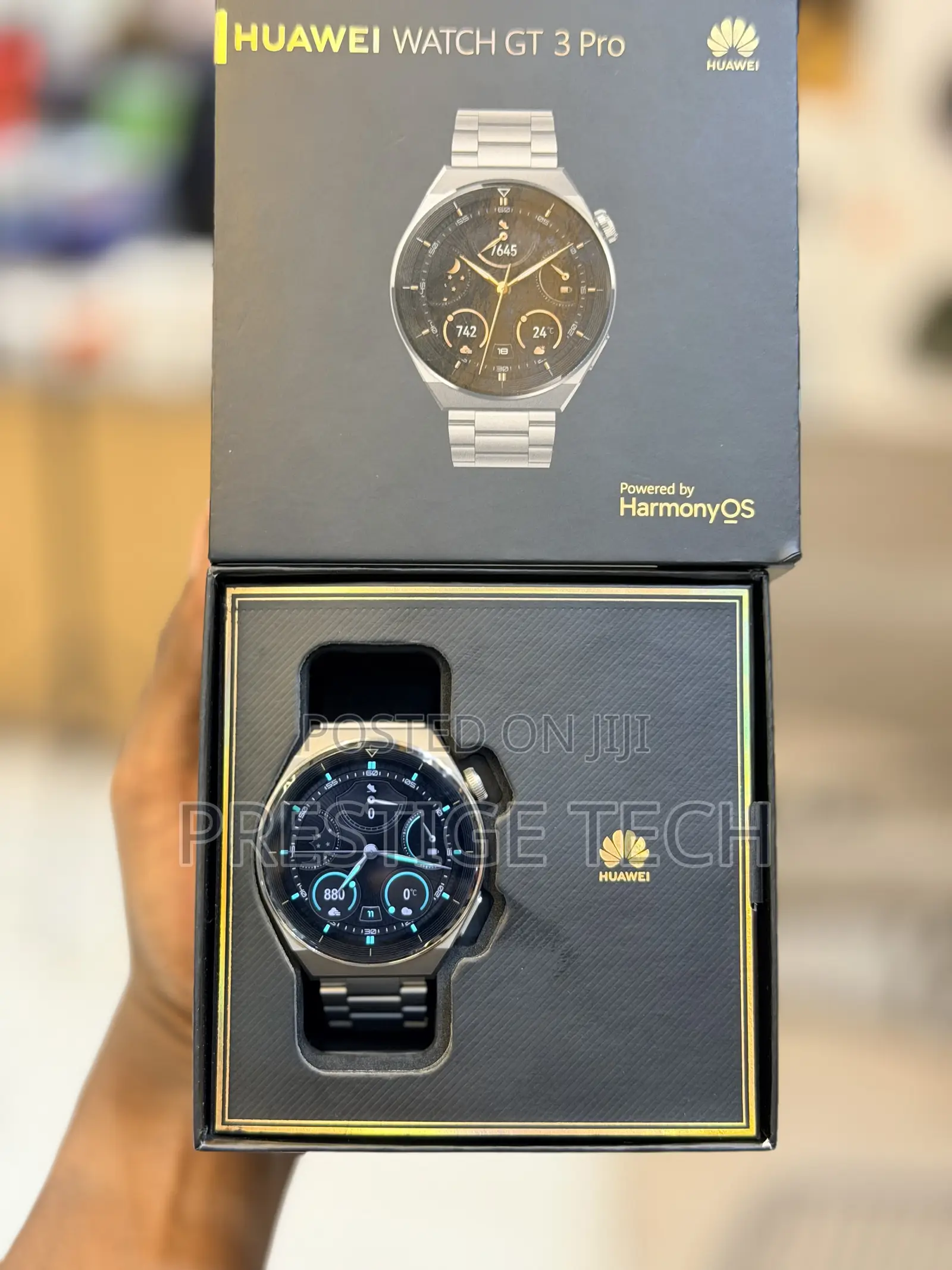 Huawei Watch Gt3 Pro Titanium Case Titanium Strap With Original Box