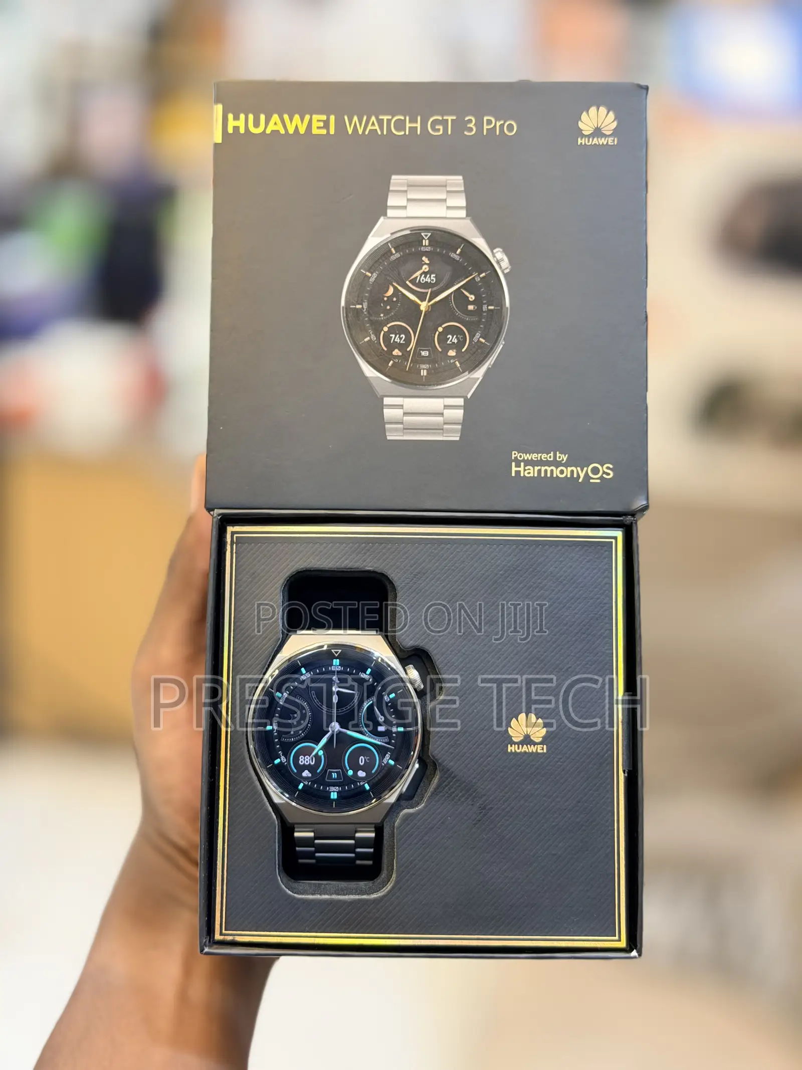 Huawei Watch Gt3 Pro Titanium Case Titanium Strap With Original Box