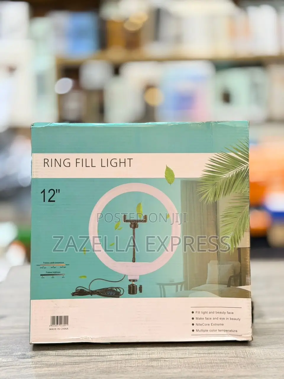12inch Ring Light, Ring Fill Light With Phone Stand and Tripod