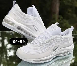 New Classic Nike Air Max 97 Triple White Sneakers
