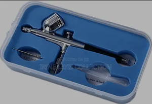 Dual-Action Gravity Feed Airbrush Gun.
