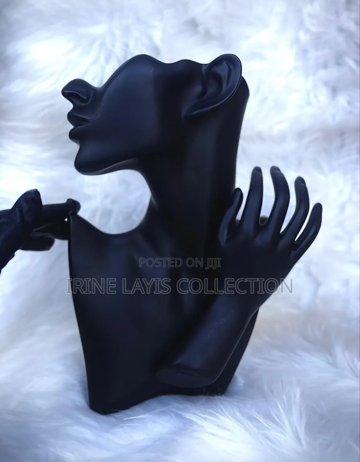 Artistic Jewelry Display Mannequin Bust.