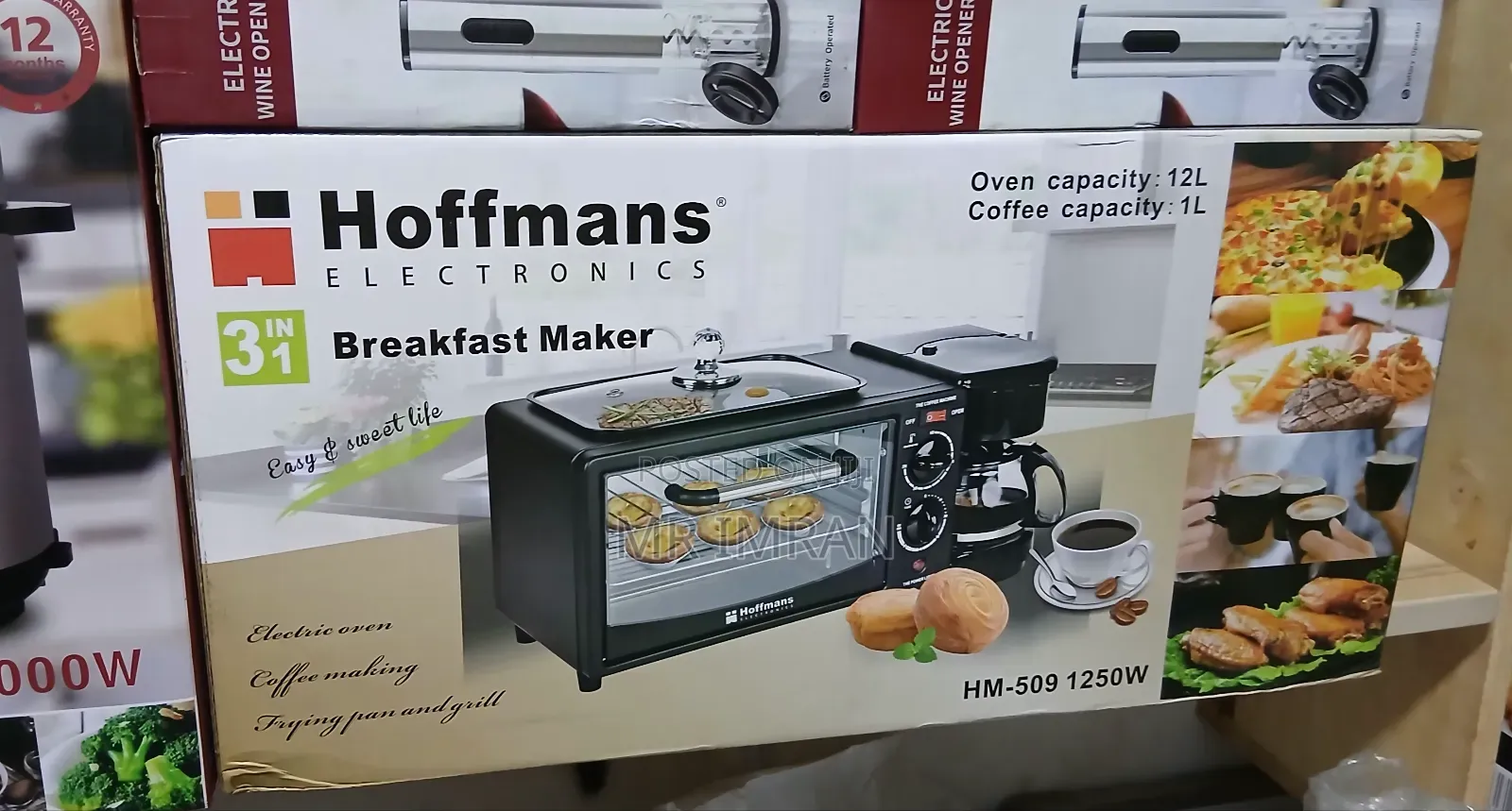 Hoffmans Electronics 3-in-1 Breakfast Maker