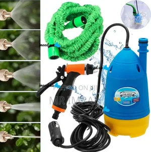 Portable 12v High-pressure Car Washer Set