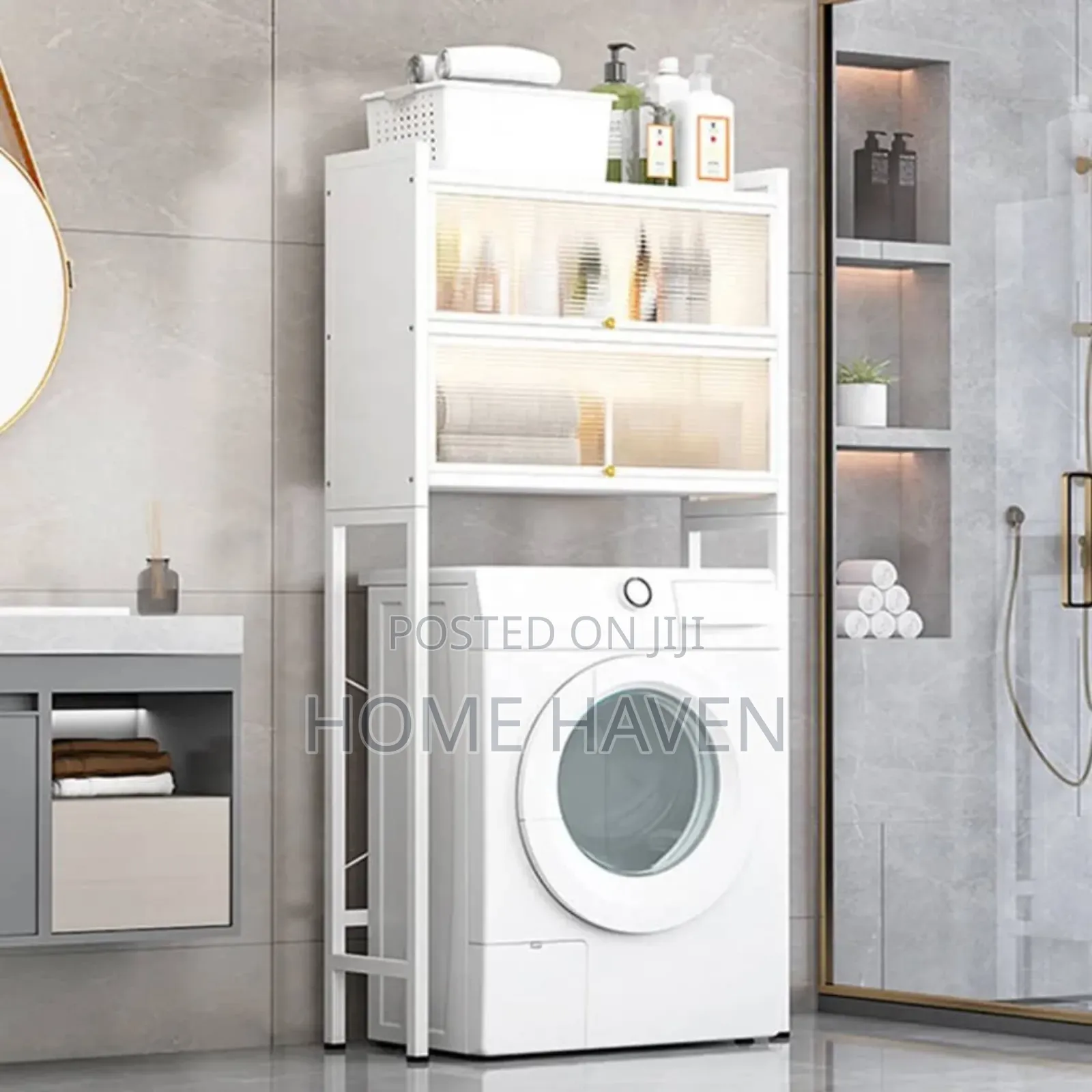 Over The Washing Machine Storage Rack