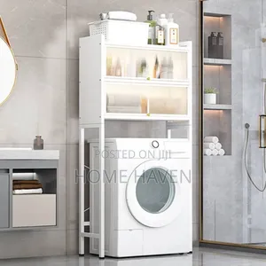 Over The Washing Machine Storage Rack