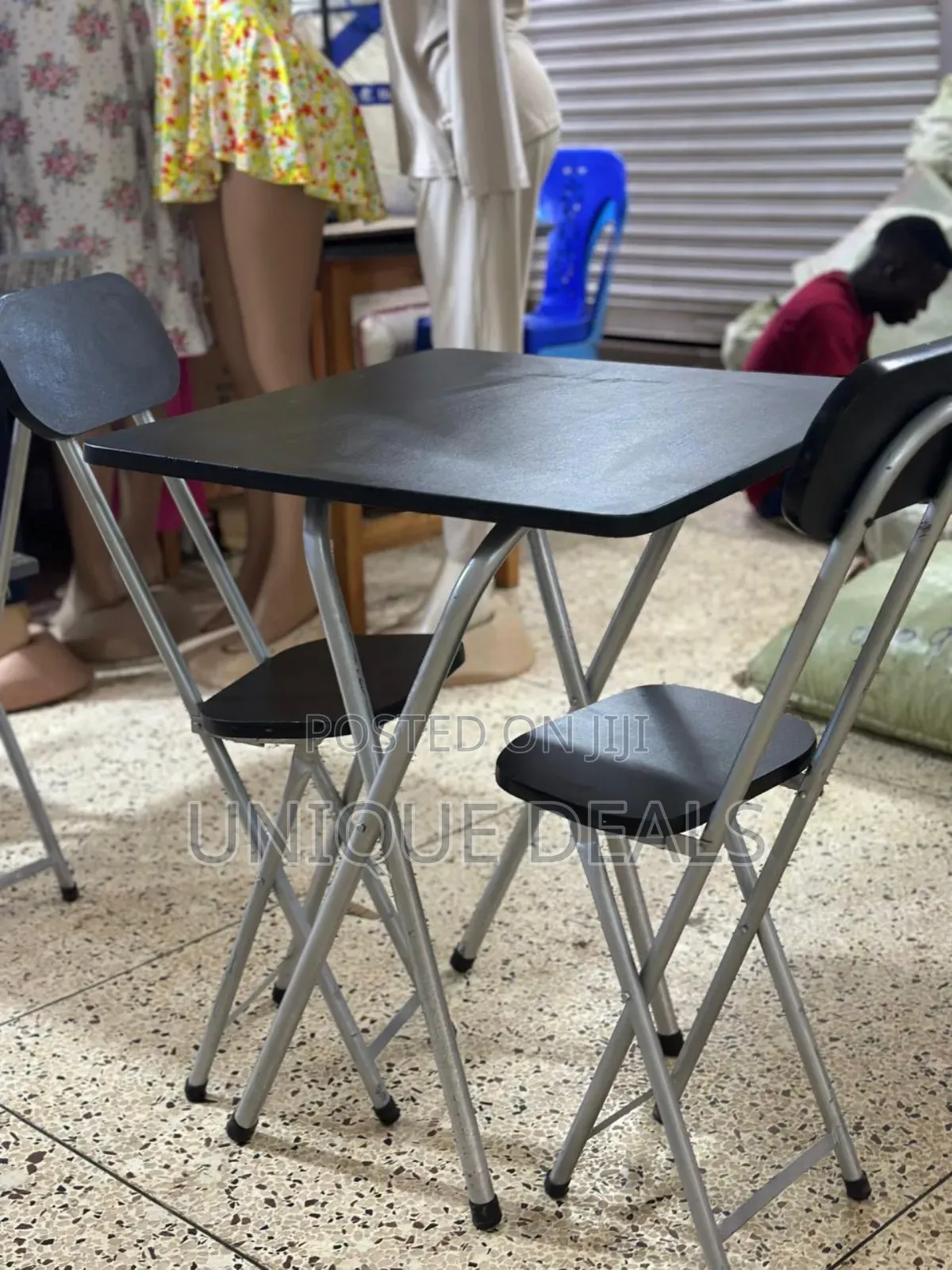 Foldable Table With 2 Chairs
