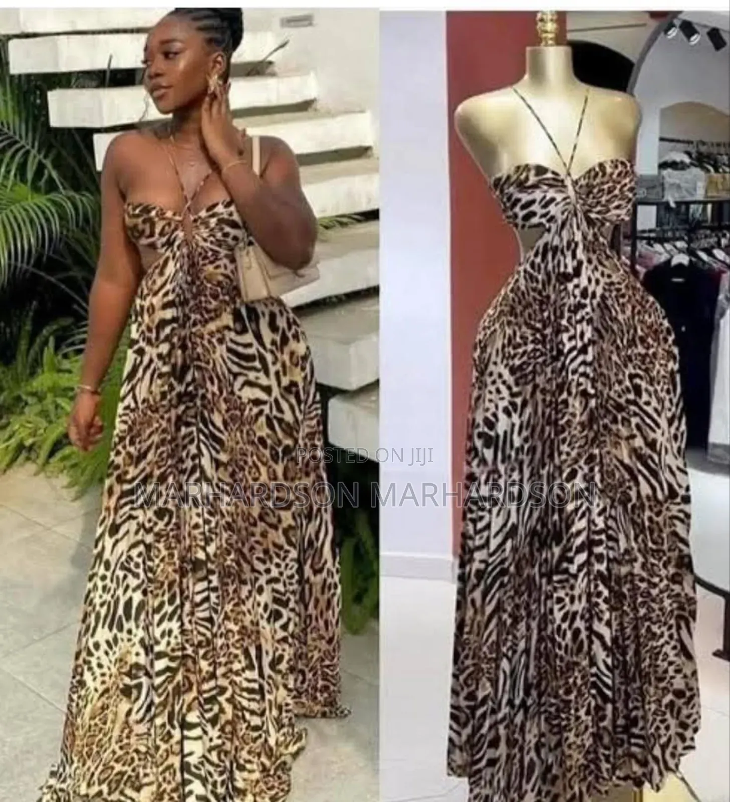 Printed Beach Dress