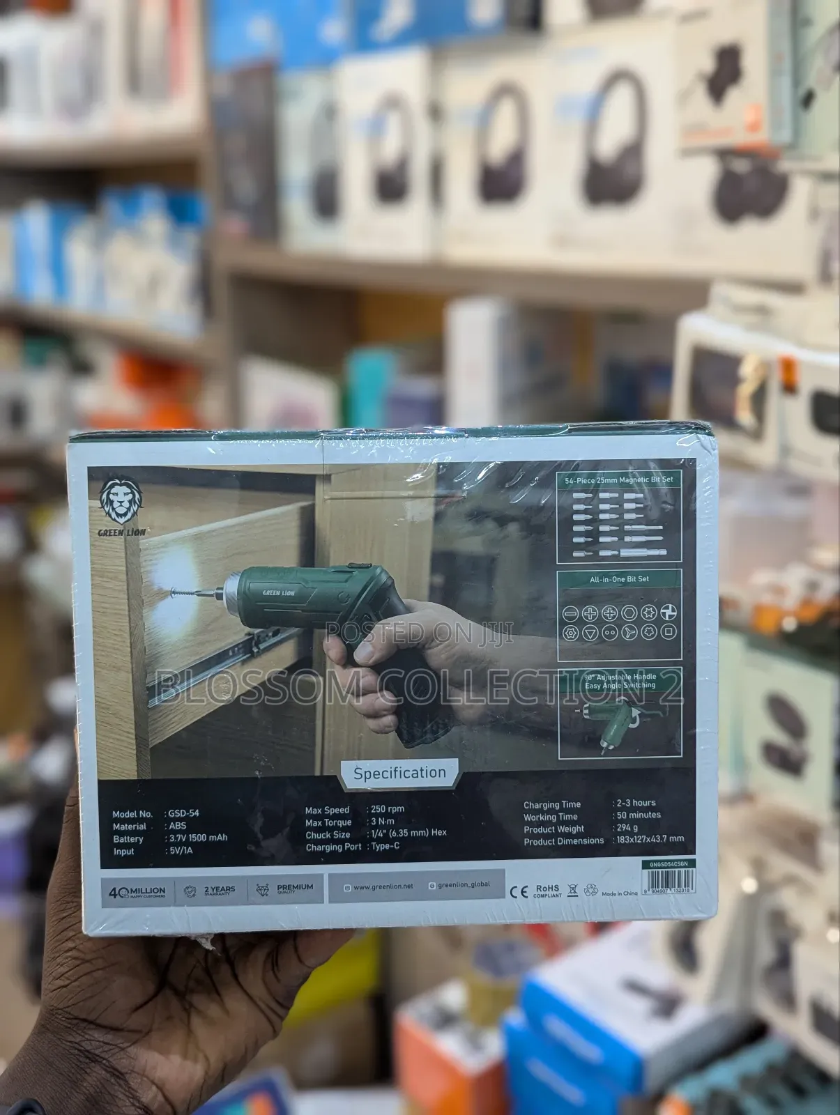 Green Lion Gsd-54 Cordless Screwdriver Drill