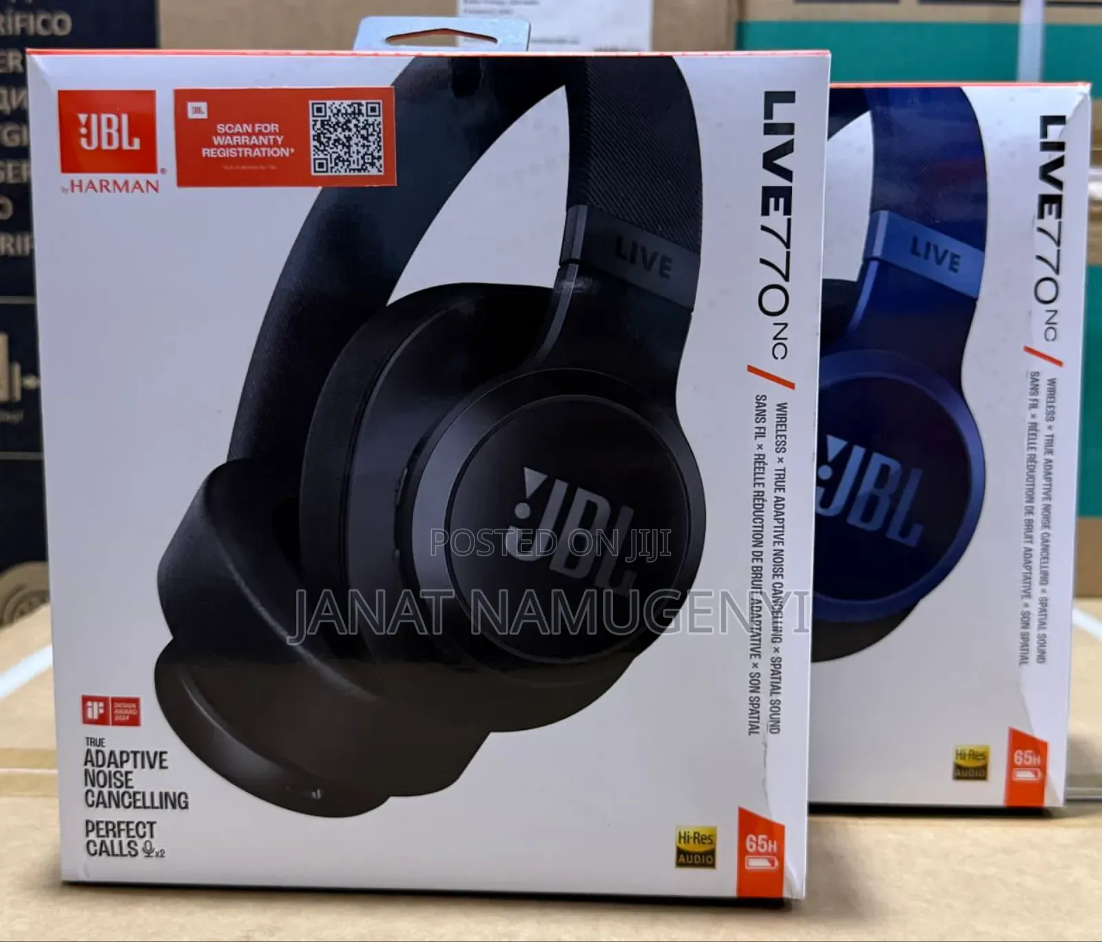 JBL Live770nc Noise Cancellation Bluetooth Headsets