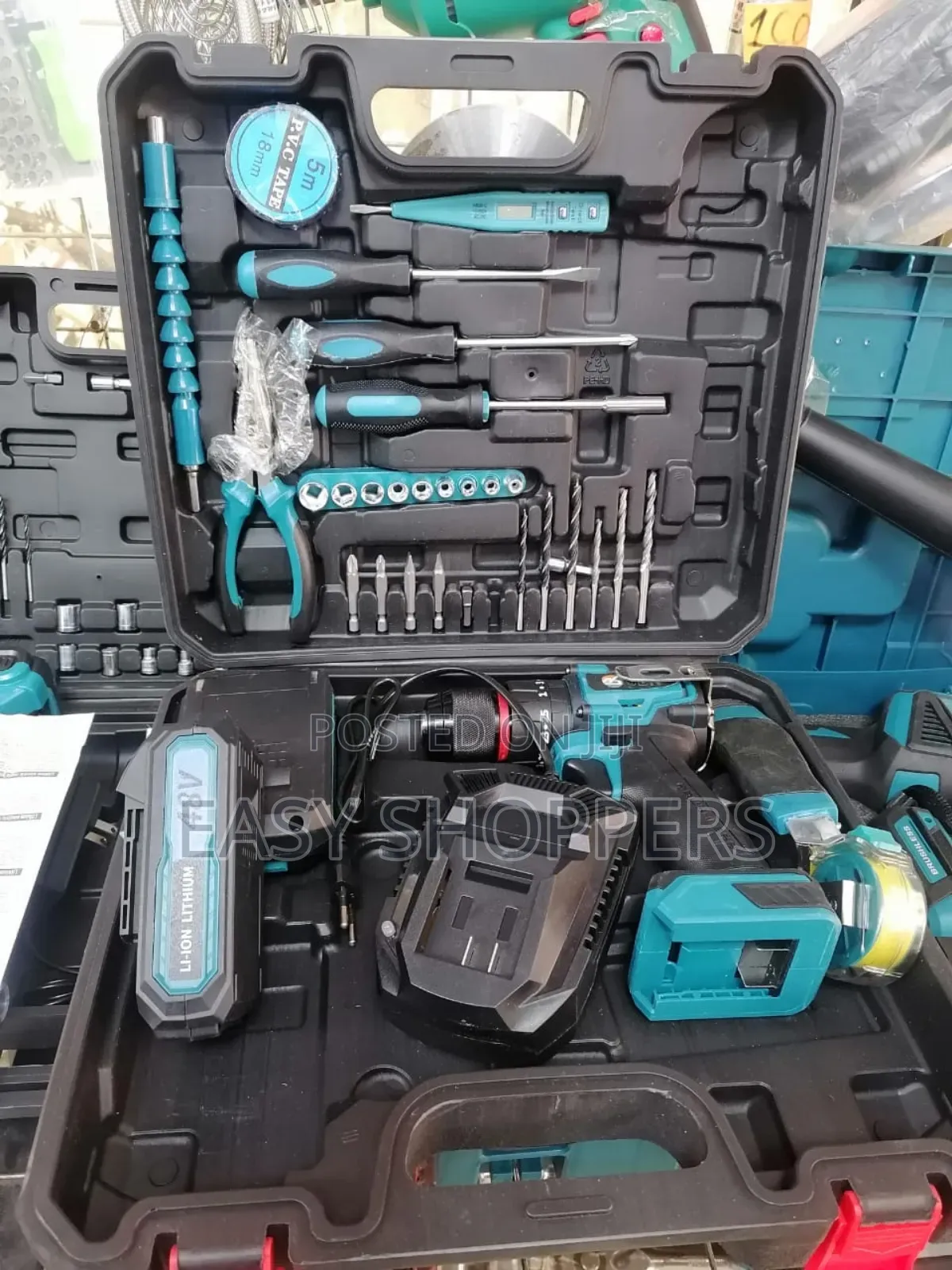48v Cordless Brushless Drill Set 48v Lithium-Ion Battery
