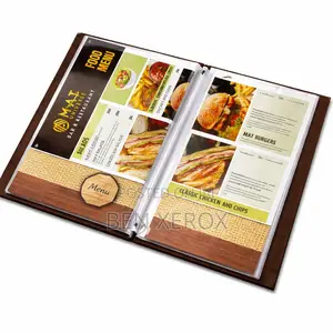 Customized Menu Books