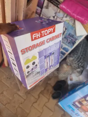 Plastic 4 Column Wardrobe