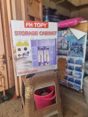4 Column Plastic Wardrobe