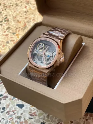 Original Patek Philippe Mechanical Silver Gold Chain Watch
