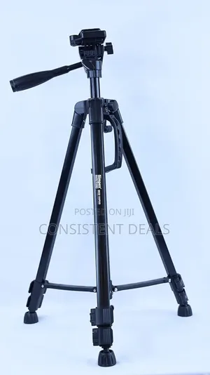 Camera Tripod 6633 With Mobile Holder for Smartphones, Cameras