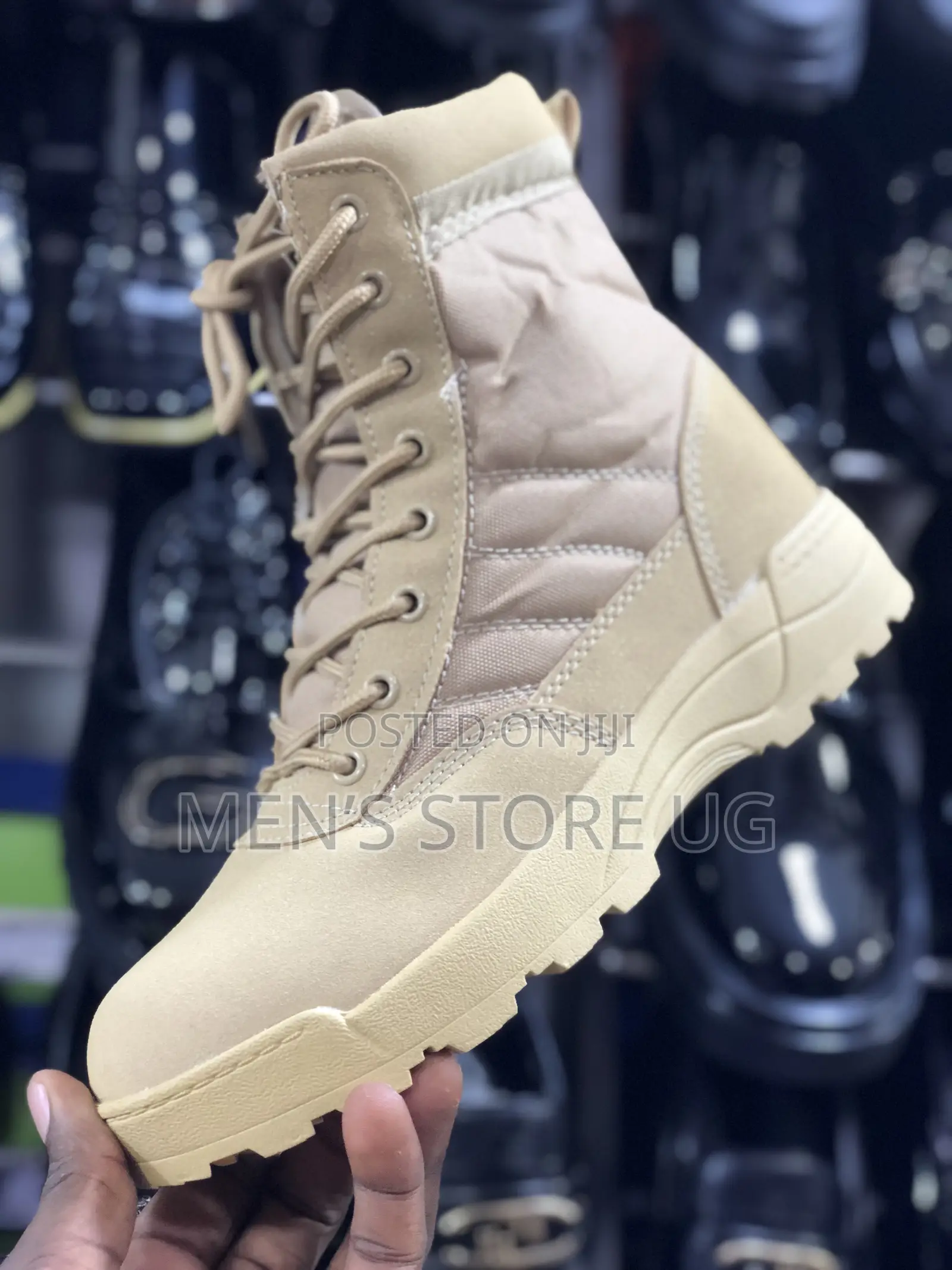 Khaki Swat Desert Combat Boots