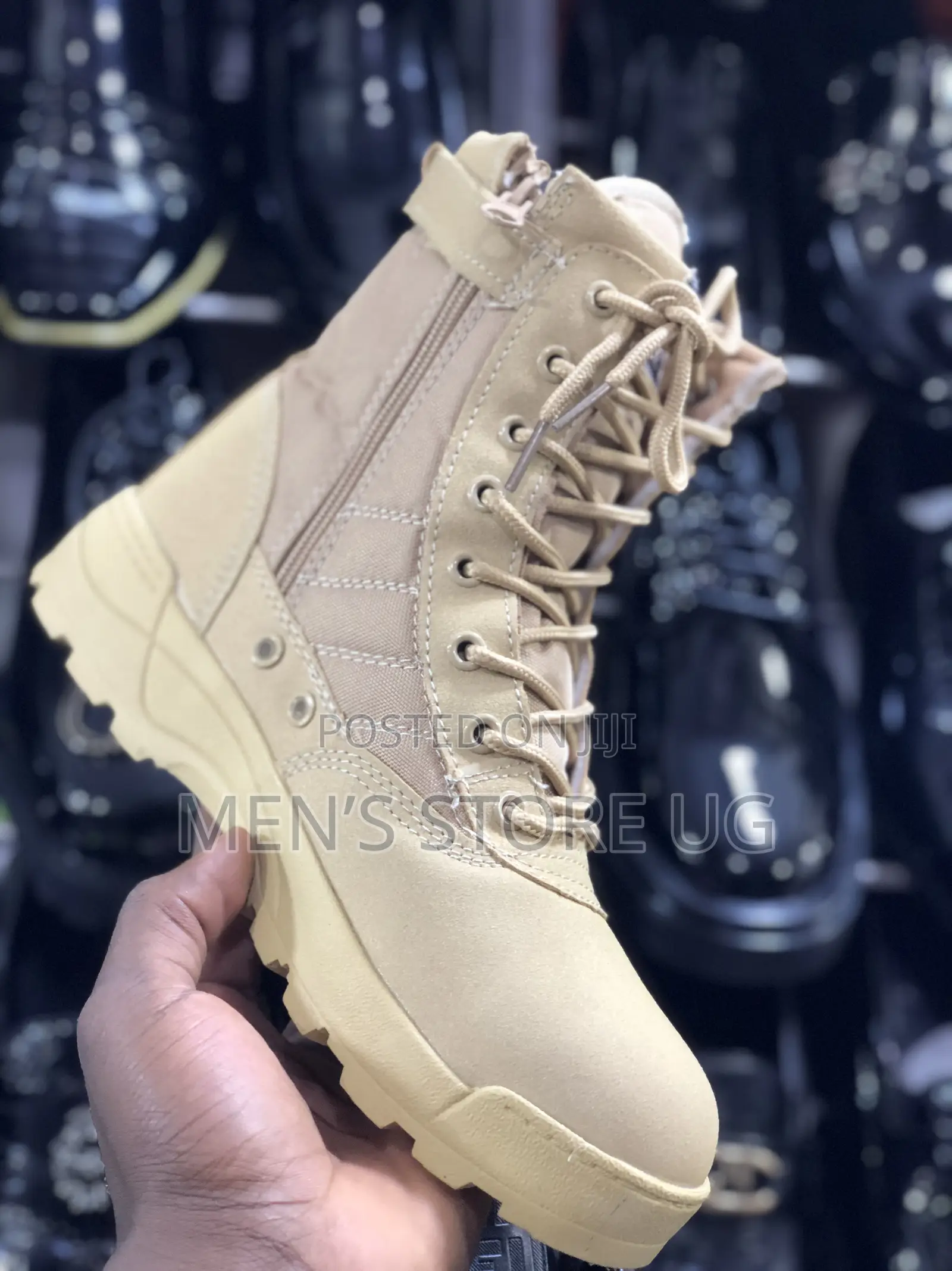 Khaki Swat Desert Combat Boots