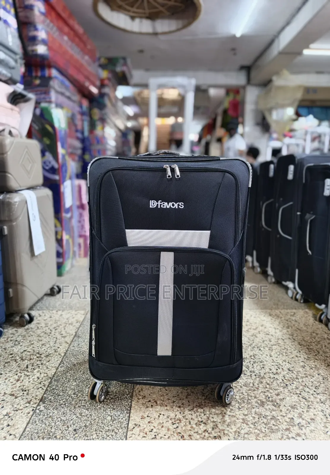 Original Cloth Suitcases. Small Size