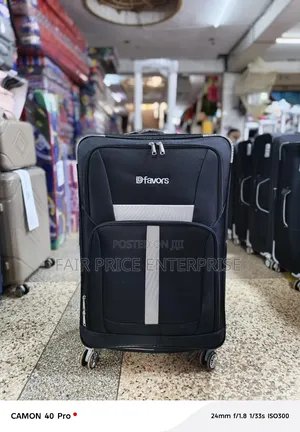 Executive Cloth Suitcases. Medium Size