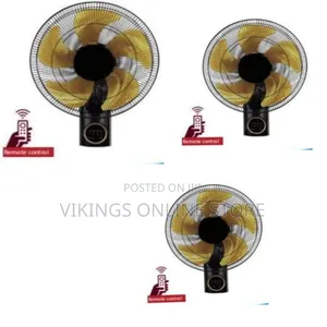 Digiwave Dwwf4002 16 Inch Wall Fan With Remote 5 Blade Wing 3 Speed