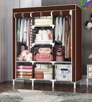 Tree Column Metallic Closet Dark Maroon