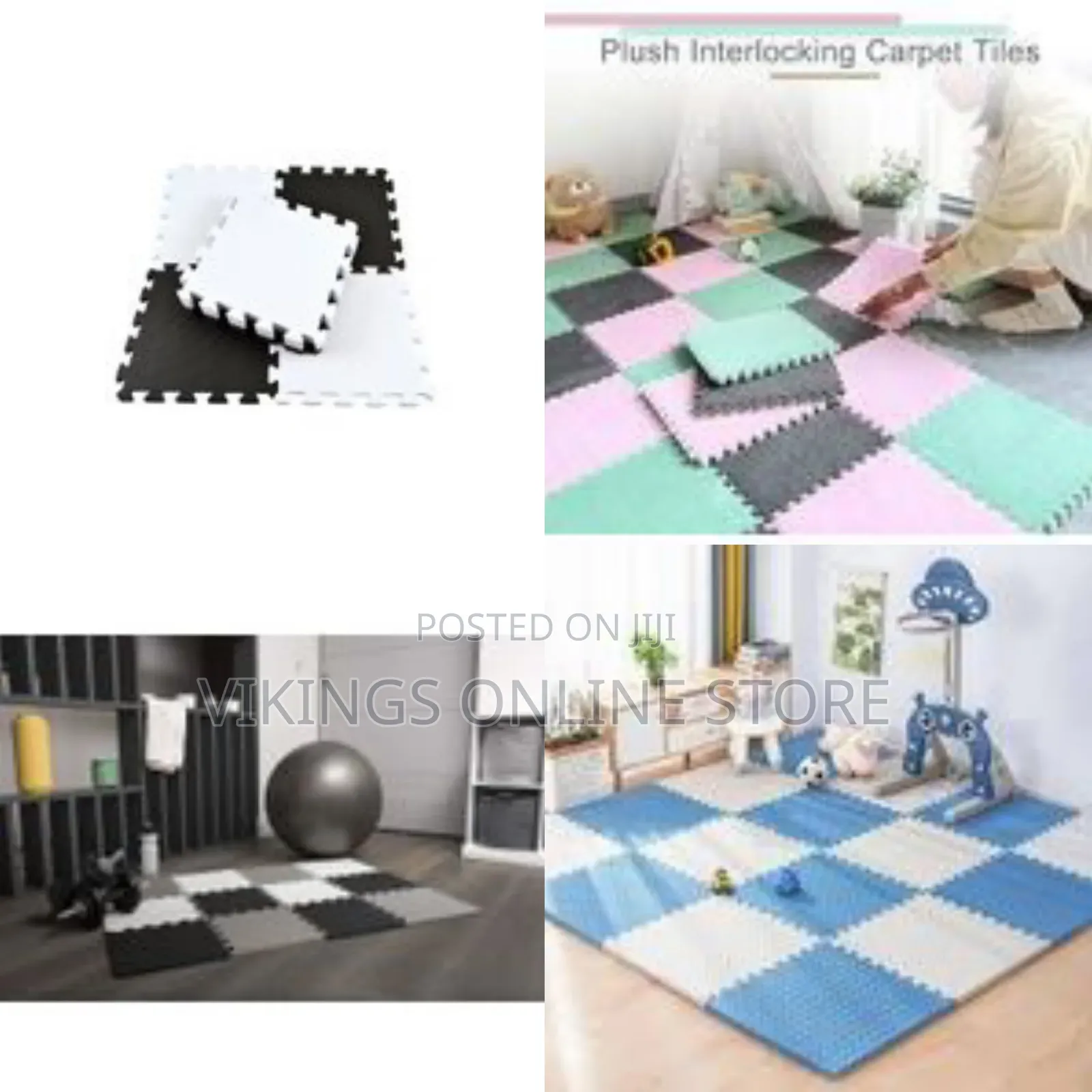 12 PCS 30.5 X 30.5cm Padding Non-Slip Interlocking Puzzle Foam Floor