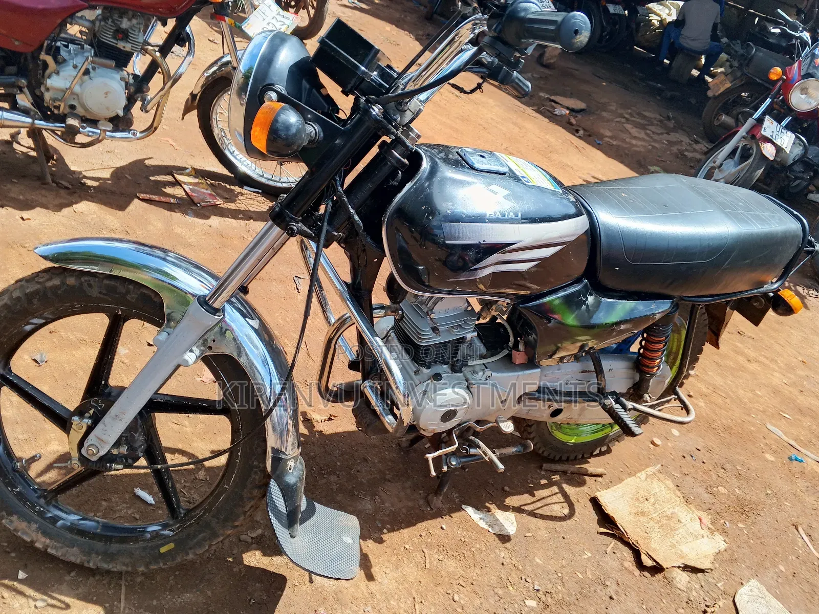 Bajaj Boxer 100 2016 Red