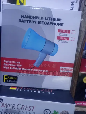 Power Crest Electronics Handheld Lithium Battery Megaphone