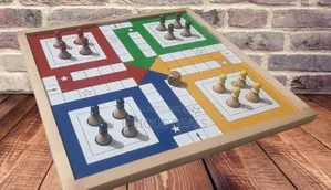 Wooden Board Ludo