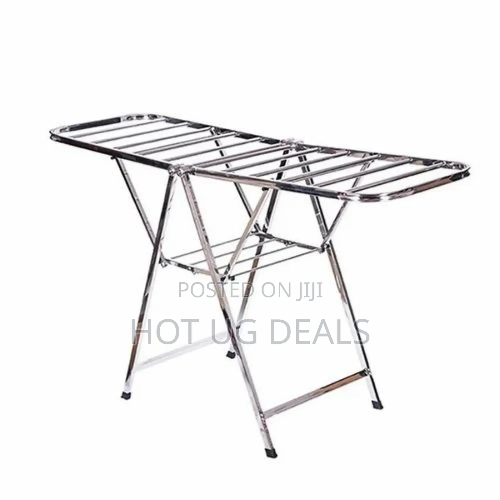 Stainless Steel Clothes Drying Rack - Silver