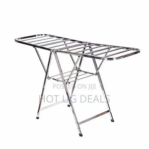 Stainless Steel Clothes Drying Rack - Silver