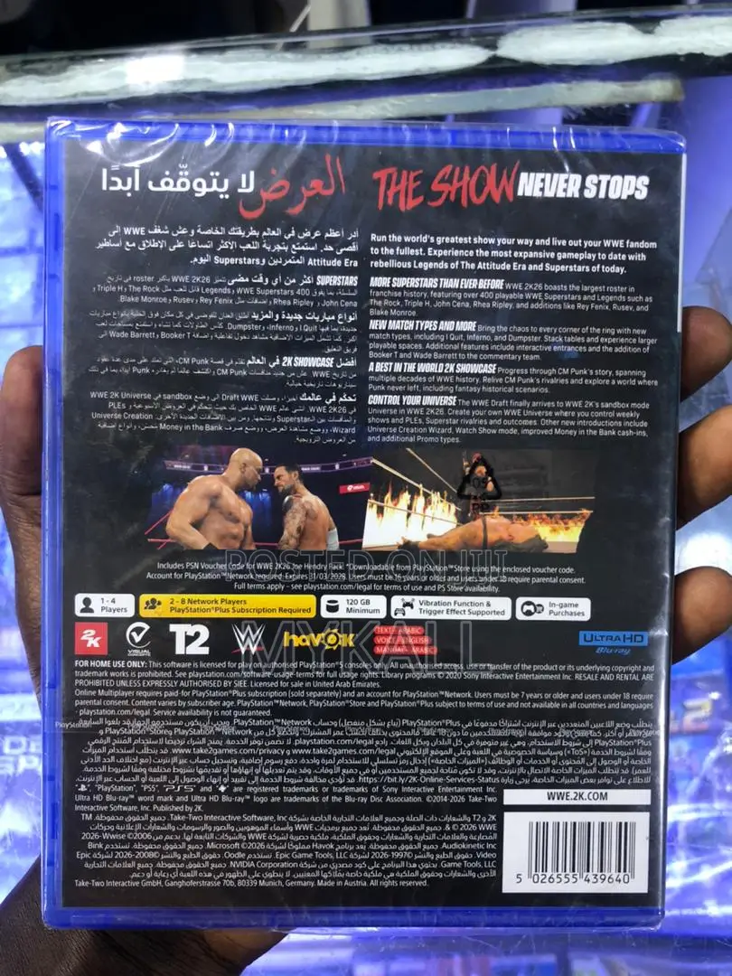 Ww2k 2026 Wrestling Ps5 Game