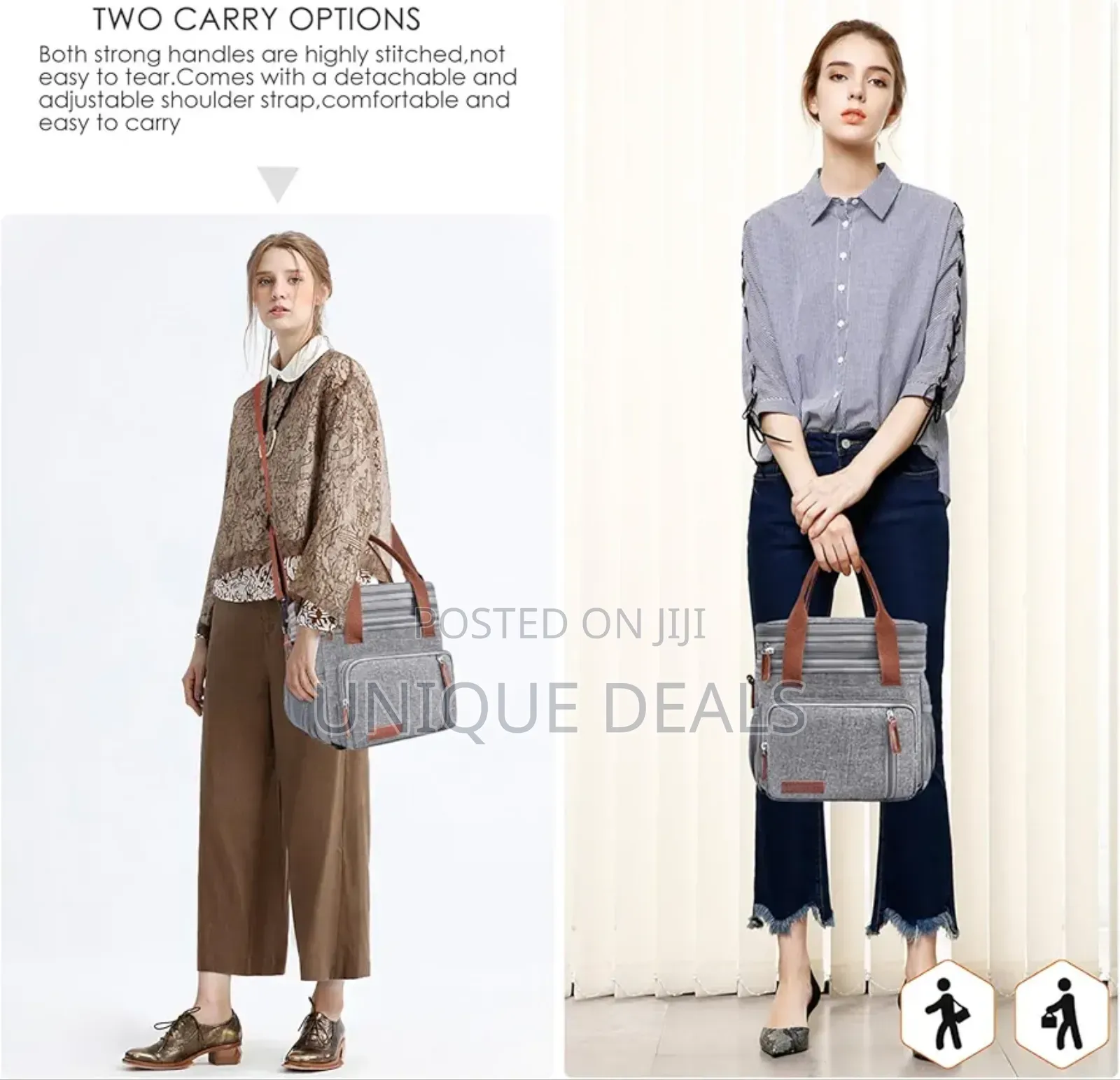 Lunch Bag for Women Men Double Deck Lunch Box